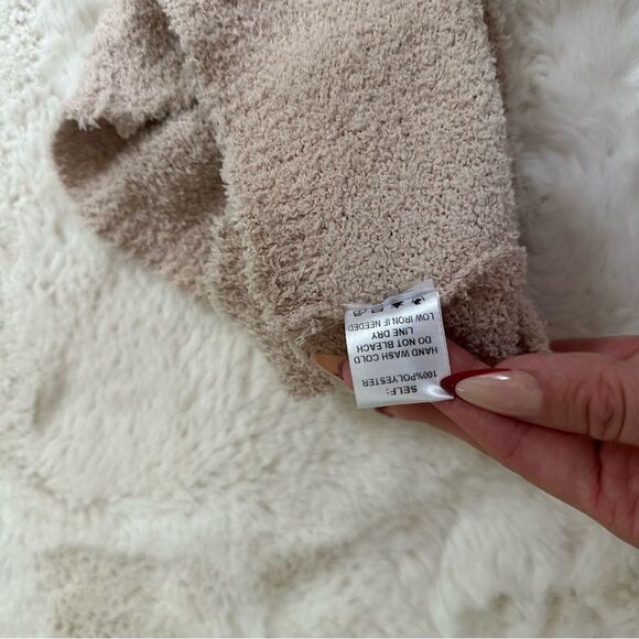 Alter’d State tan fuzzy tube crop top - Picture 3 of 5